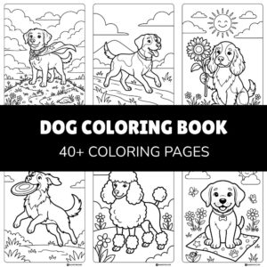dog coloring book product