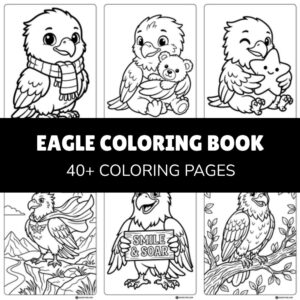 eagle coloring book product